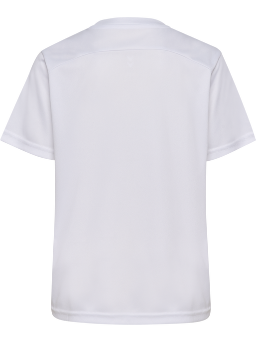 hmlJR PULSE TRAINING T-SHIRT, WHITE, packshot