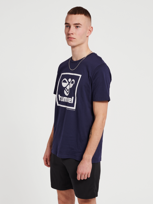 hummel ISAM 2.0 T-SHIRT - PEACOAT | Sport-T-Shirts