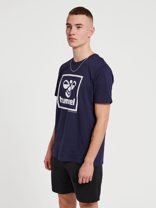 hummel ISAM 2.0 T-SHIRT - PEACOAT