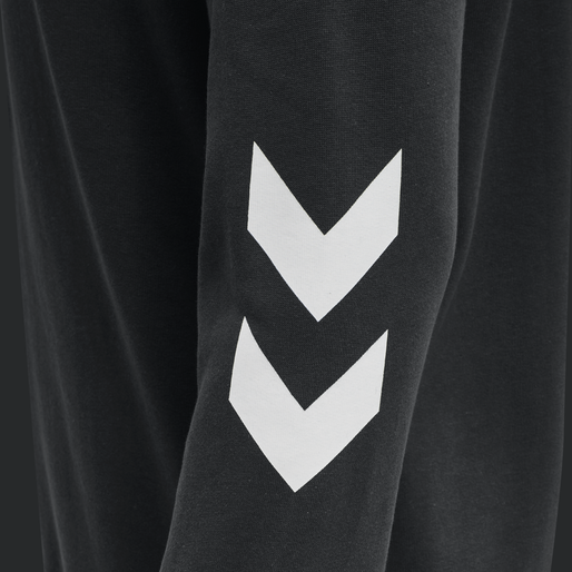 hmlLEGACY ZIP HOODIE PLUS, BLACK, packshot