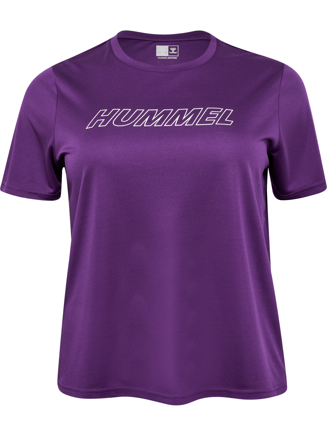 hmlTE CURVY T-SHIRT PLUS, IMPERIAL PURPLE, packshot