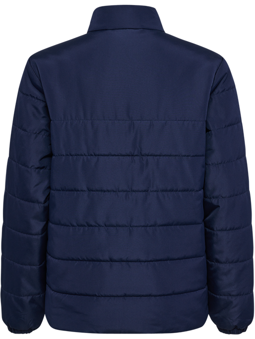 hmlESSENTIAL SHORT BENCH JKT KIDS, MARINE, packshot