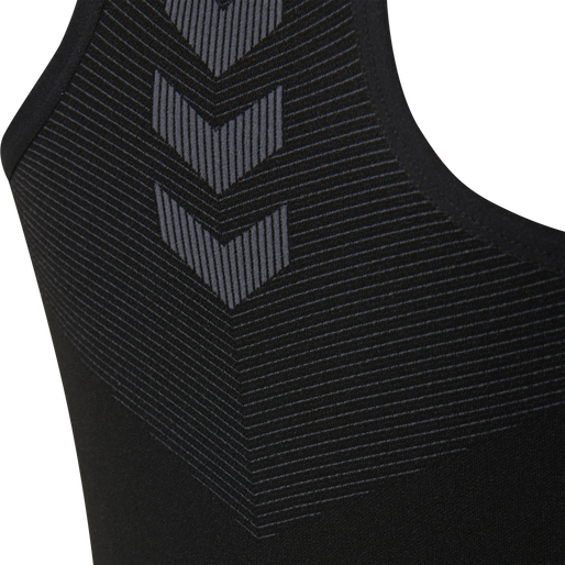 HUMMEL FIRST SEAMLESS TANK TOP W, BLACK HUMMEL FIRST SEAMLESS TANK TOP W, BLACK, packshot