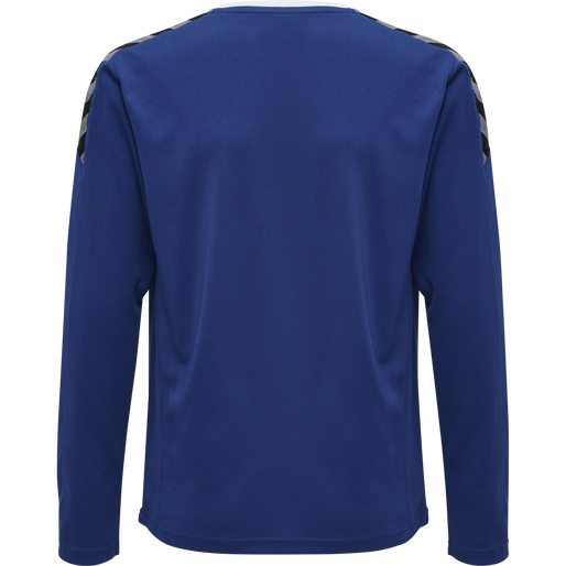 hmlAUTHENTIC KIDS POLY JERSEY L/S, TRUE BLUE, packshot