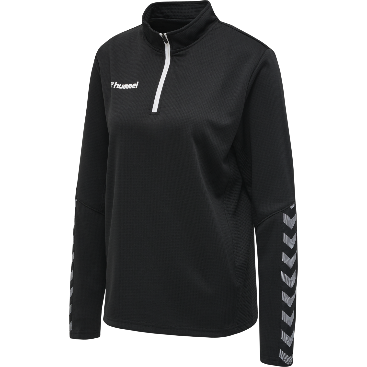 half zip black sweatshirt