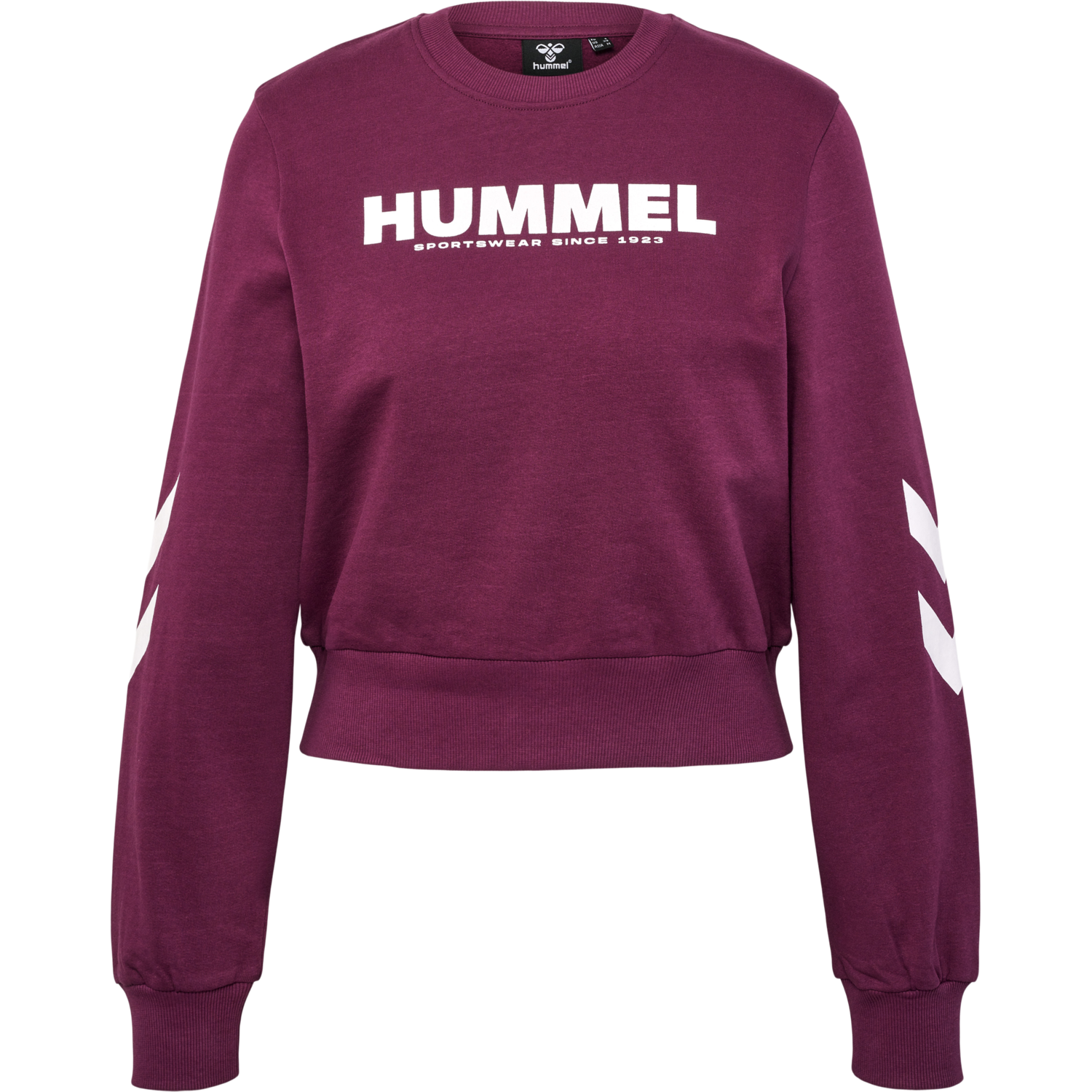 hmlLEGACY WOMAN SWEATSHIRT, GRAPE WINE, packshot
