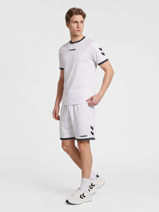 hmlBLAZE CLUB 26 POLY SET, WHITE/ASPHALT, model