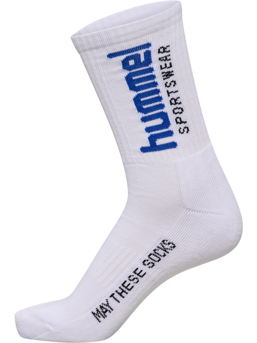 hml3-PACK SOCKS SPORTSWEAR BIG, WHITE/BARBADOSCHERRY/EDEN/SKYD, packshot
