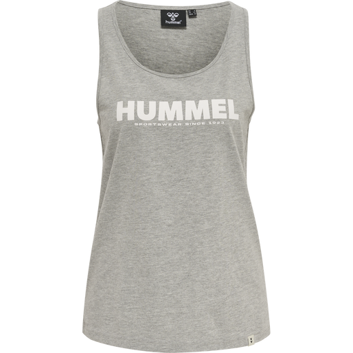 hmlLEGACY WOMAN TANKTOP, GREY MELANGE, packshot
