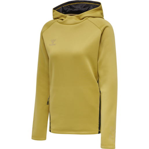 hmlCIMA XK HOODIE WOMAN, ANTIQUE GOLD, packshot