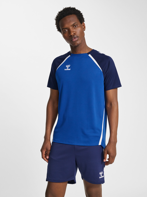 hmlLEAD 2.0 JERSEY S/S, TRUE BLUE/MARINE, model