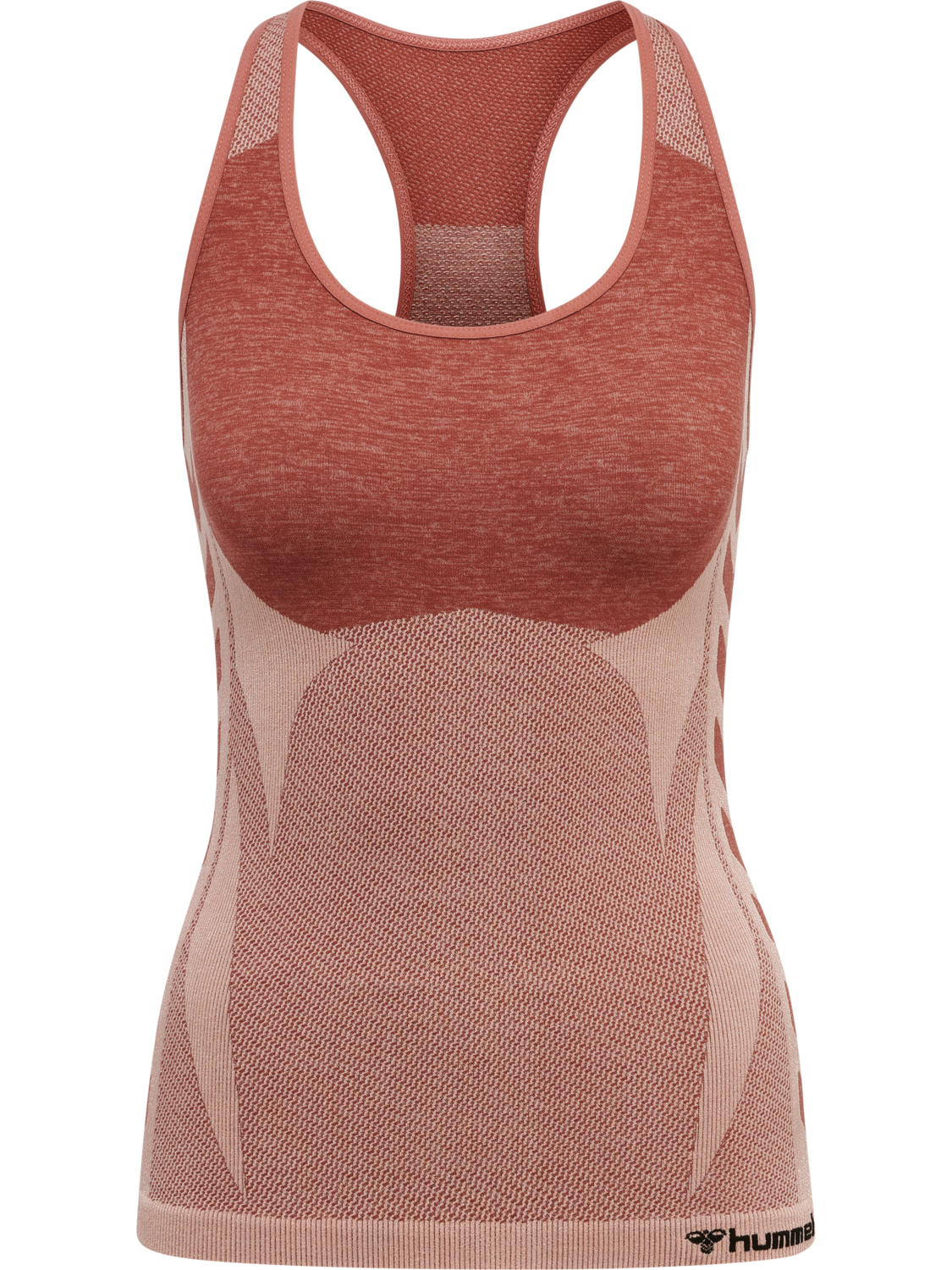 hmlCLEA SEAMLESS TOP, WITHERED ROSE/ROSE TAN MELANGE, packshot