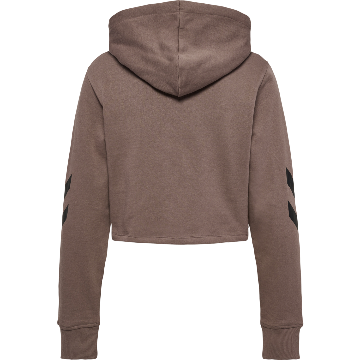 hmlLEGACY WOMAN CROPPED HOODIE, IRON, packshot