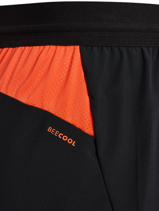 hmlBLAZE PRO TRAINING SHORTS, BLACK/ORANGE hmlBLAZE PRO TRAINING SHORTS, BLACK/ORANGE, packshot