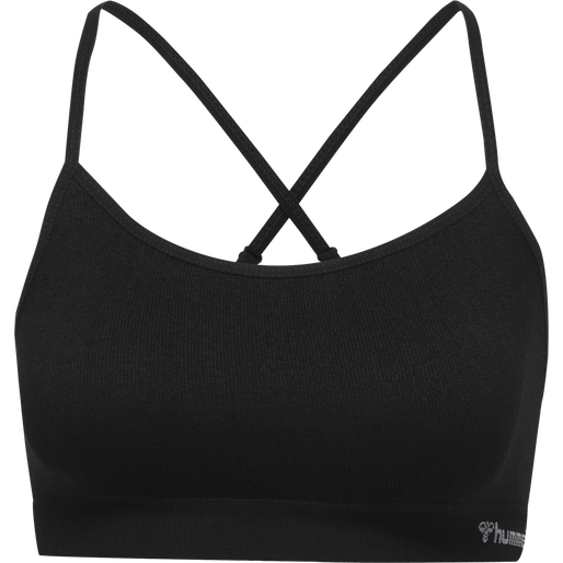 hummel JUNO 3 PACK SEAMLESS BRA - BLACK