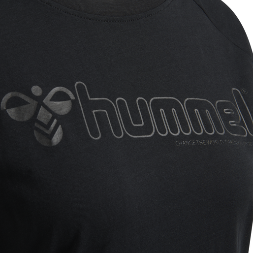 hmlZENIA T-SHIRT S/S, BLACK, packshot