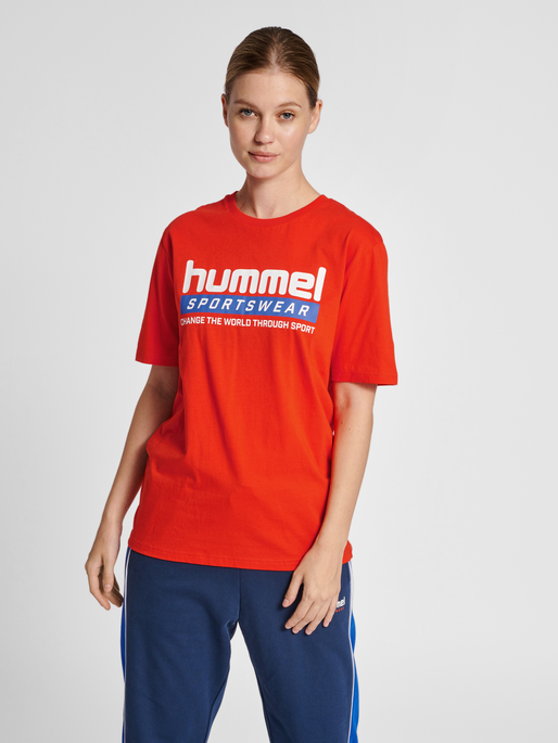 hummel LGC CARSON T-SHIRT - ORANGE.COM hummel.net