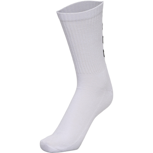 FUNDAMENTAL 3-PACK SOCK, WHITE FUNDAMENTAL 3-PACK SOCK, WHITE, packshot