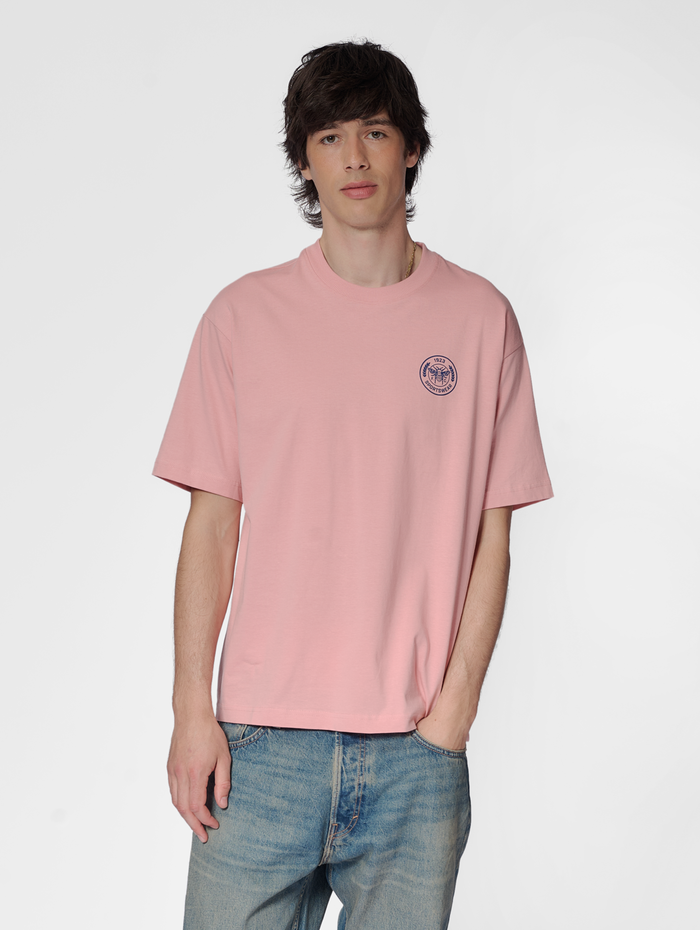 hmlSWARM LOOSE T-SHIRT, BRIDAL ROSE, model