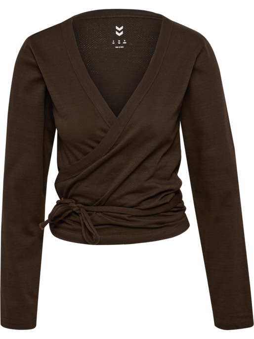 hmlYOGA CANJA WRAP BLOUSE, DELICIOSO hmlYOGA CANJA WRAP BLOUSE, DELICIOSO, packshot