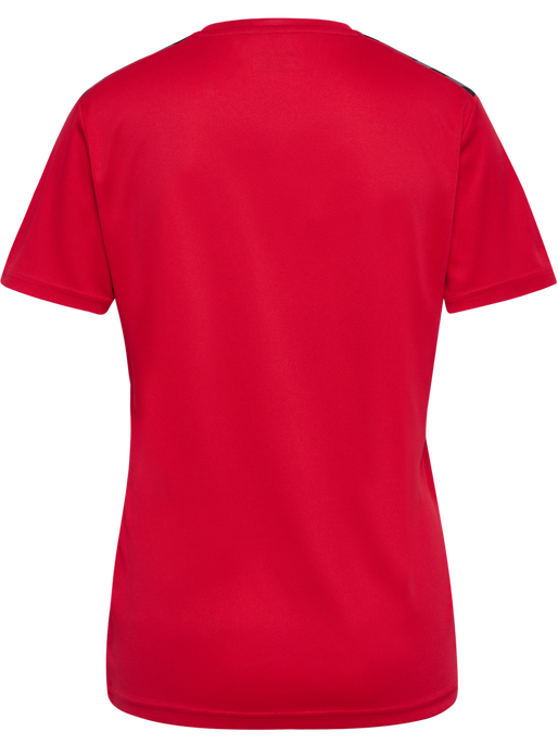 hmlAUTHENTIC PL JERSEY S/S WOMAN, TRUE RED, packshot