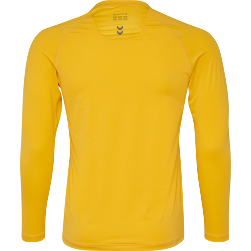 HML FIRST PERFORMANCE JERSEY L/S, SPORTS YELLOW HML FIRST PERFORMANCE JERSEY L/S, SPORTS YELLOW, packshot