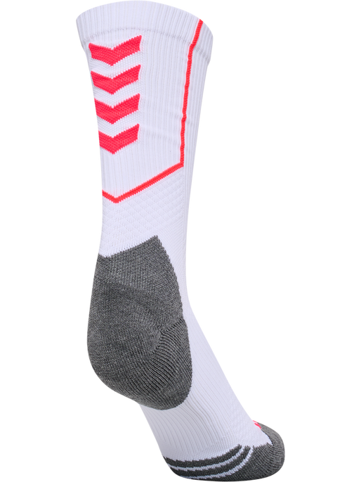 hmlPRO TRAINING SOCKS LOW, WHITE/DIVA PINK, packshot
