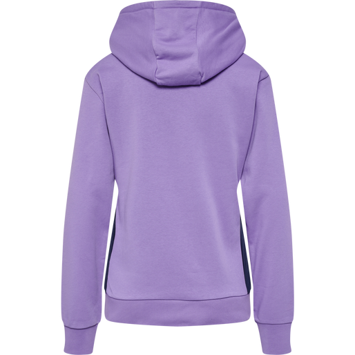 hmlSTALTIC COTTON HOODIE WOMAN, PAISLEY PURPLE, packshot
