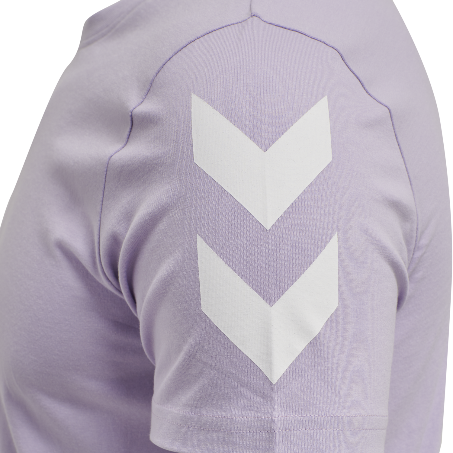 hmlLEGACY CHEVRON T-SHIRT, PASTEL LILAC, packshot