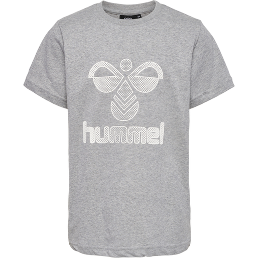 hmlPROUD T-SHIRT S/S, GREY MELANGE, packshot
