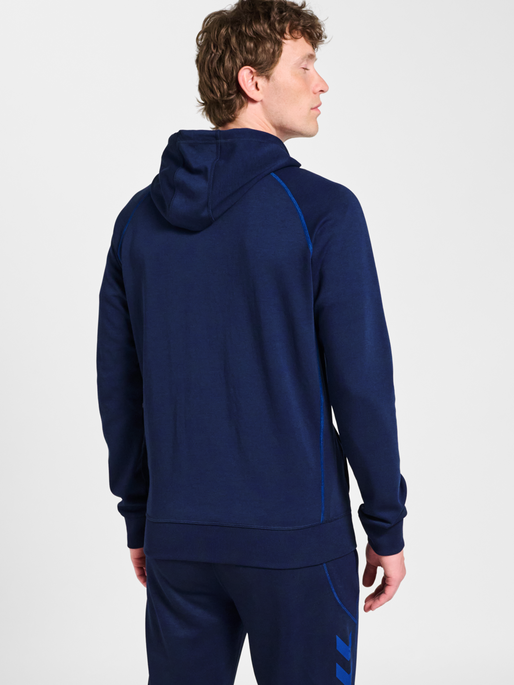hmlMOVE 2.0 ZIP HOODIE, MARINE, model