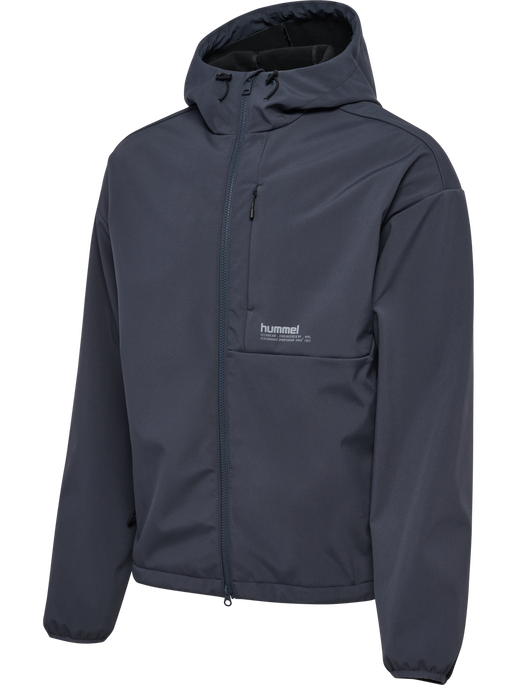 hmlLOOSE SOFTSHELL JACKET, EBONY, packshot