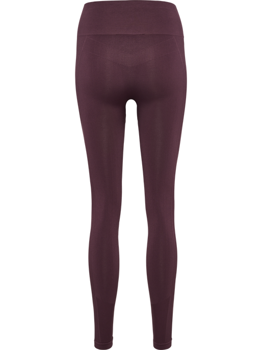 hmlTIF SEAMLESS HIGH WAIST TIGHTS, FUDGE, packshot