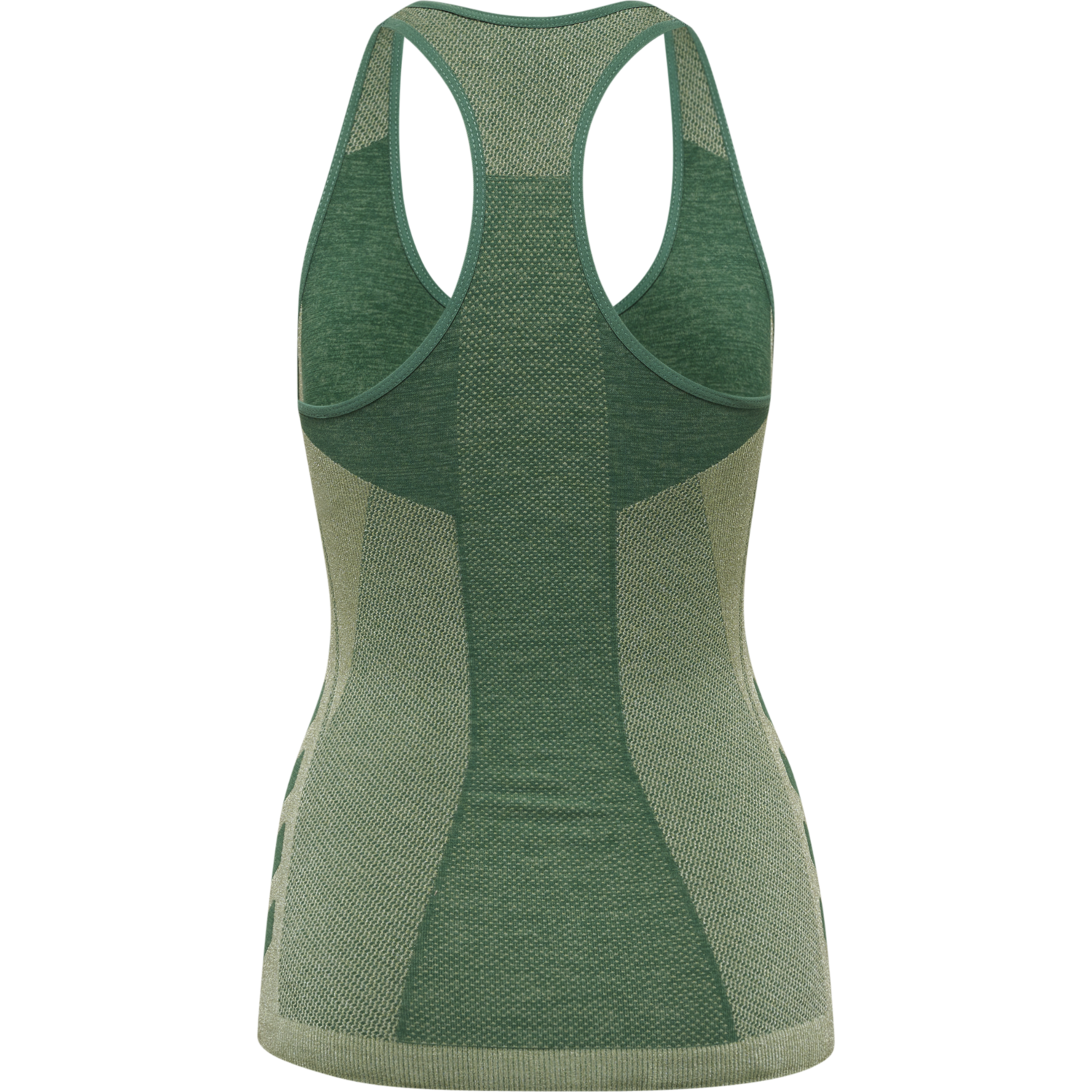 hmlCLEA SEAMLESS TOP, LAUREL WREATH/LILY PAD MELANGE, packshot