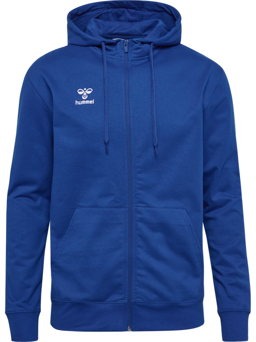hmlGO 2.0 ZIP HOODIE, TRUE BLUE, packshot