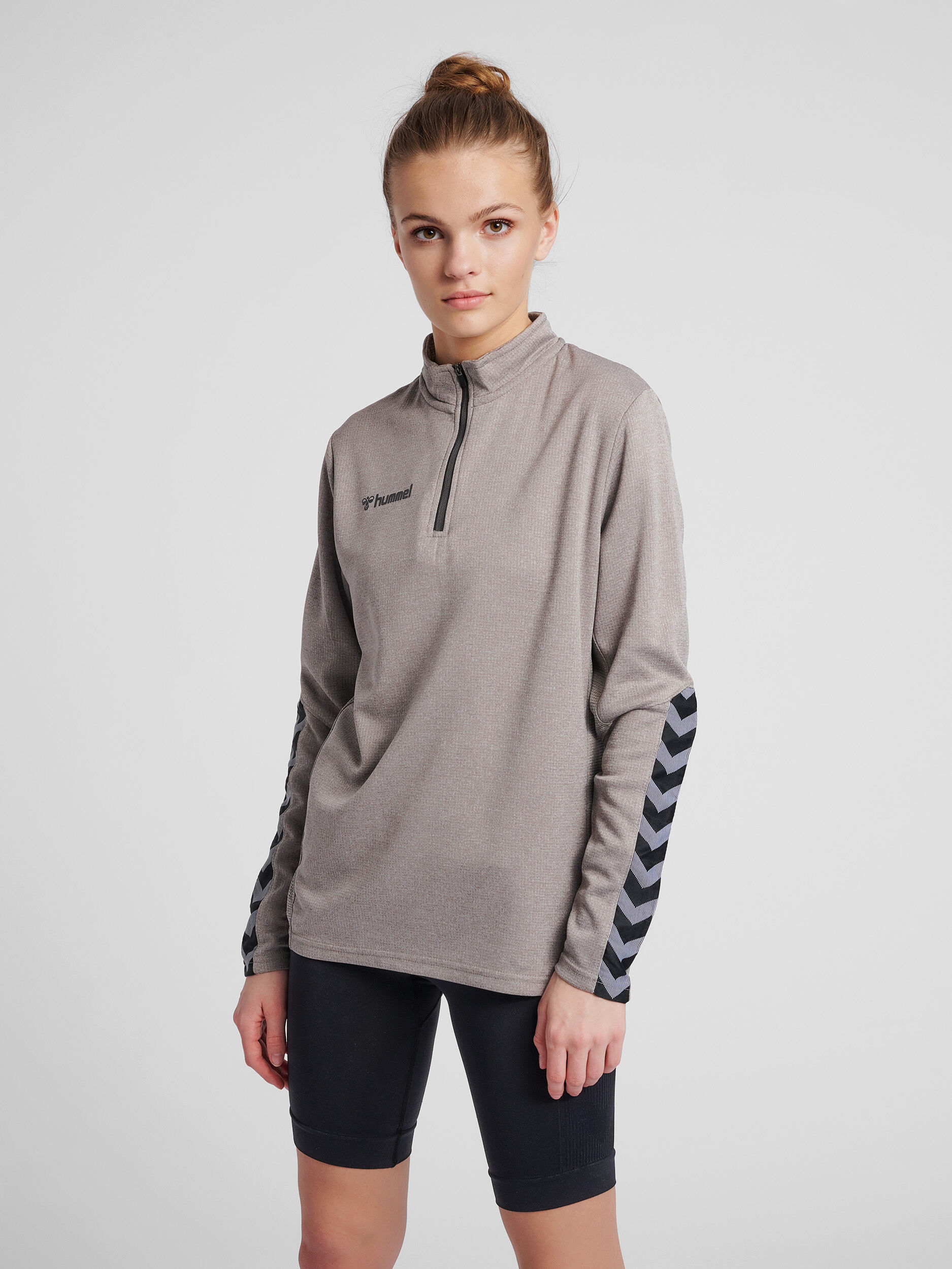 Half zip sweatshirt ladies discount