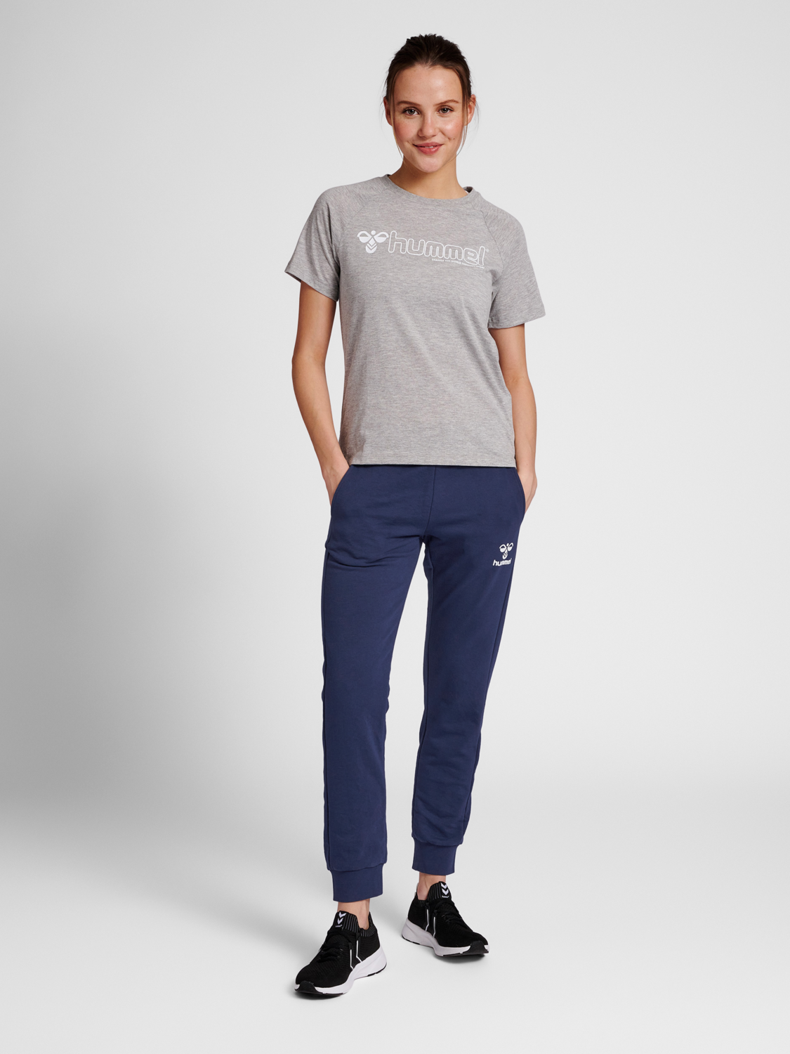 hummel NONI 2.0 REGULAR PANTS - PEACOAT 
