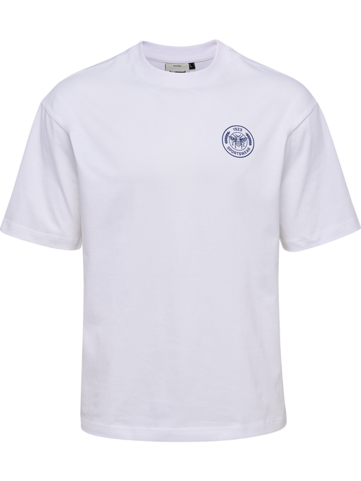 hmlSWARM LOOSE T-SHIRT, WHITE, packshot