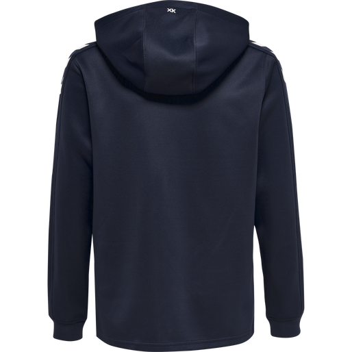 hmlCORE XK POLY KIDS SWEAT HOODIE, MARINE, packshot