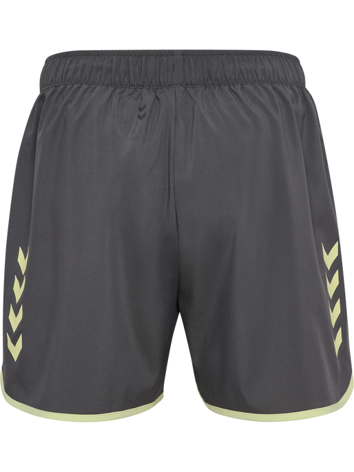 hmlPULSE HERITAGE SHORTS, BLACKENED PEARL, packshot