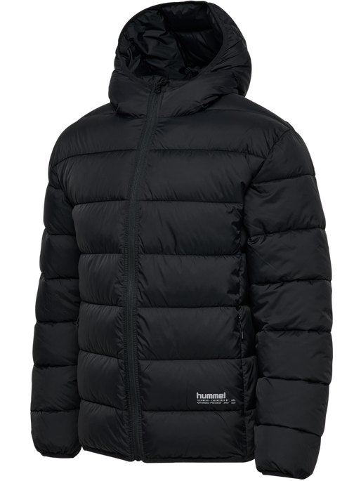 hmlLIGHTWEIGHT PUFFER JACKET, BLACK, packshot