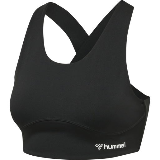 hmlMT GRACE SPORTS BRA, BLACK, packshot