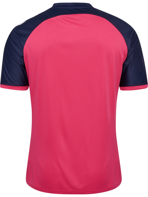 hmlMATCH LEAGUE JERSEY S/S, RASPBERRY SORBET/MARINE hmlMATCH LEAGUE JERSEY S/S, RASPBERRY SORBET/MARINE, packshot