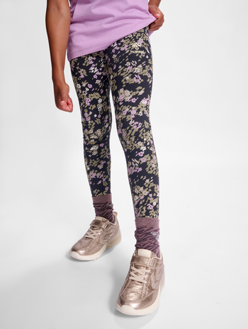 hmlELVA TIGHTS, BLACK, model