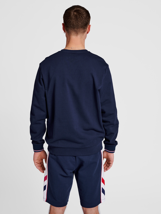 【U LAN】humming printed sweatshirt hummel IC DAYTON SWEATSHIRT - PEACOAT | hummel.net