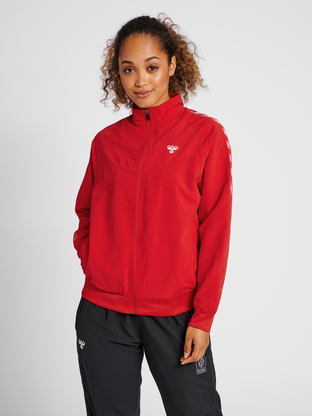 hummel GG12 TRACK JACKET WOMAN AURA ORANGE hummel
