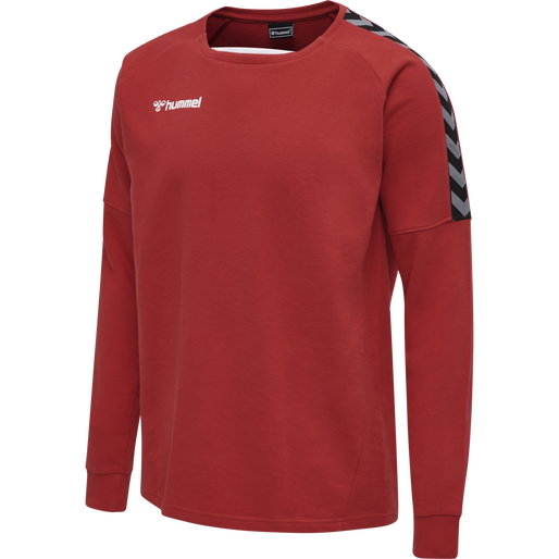 hmlAUTHENTIC TRAINING SWEAT, TRUE RED, packshot