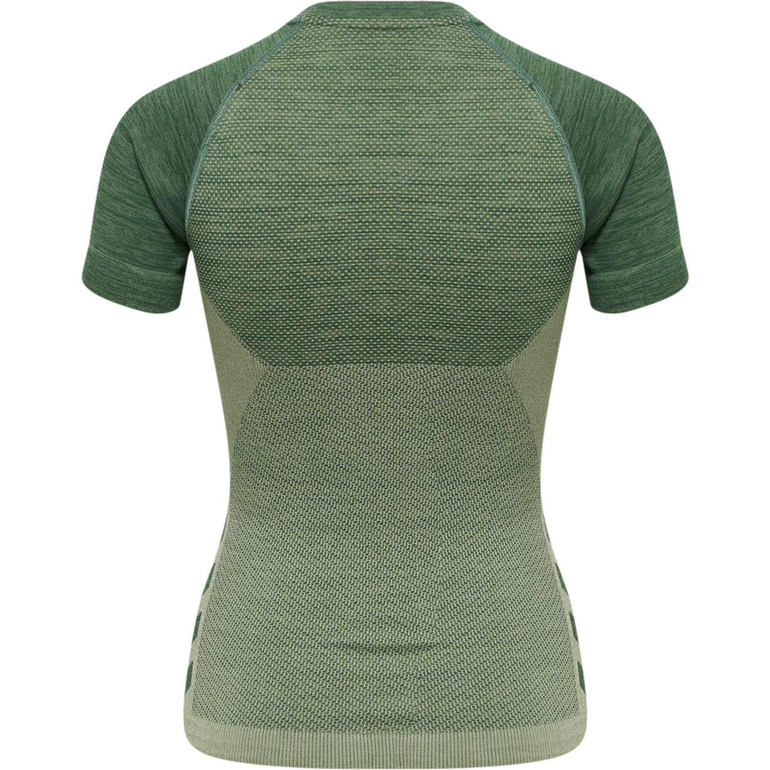 hmlCLEA SEAMLESS TIGHT T-SHIRT, LAUREL WREATH/LILY PAD MELANGE, packshot