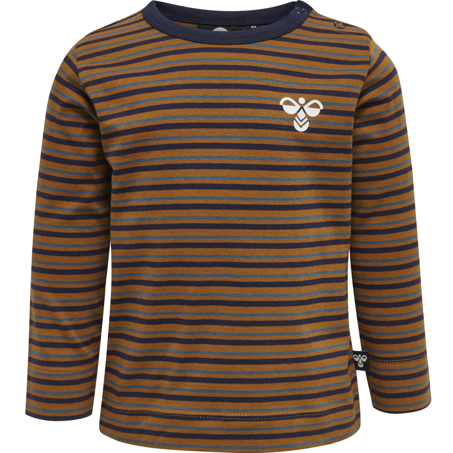 hmlSILVER T-SHIRT L/S, GLAZED GINGER, packshot