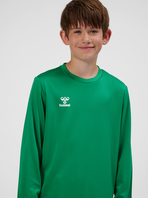 hmlESSENTIAL SWEATSHIRT KIDS, JELLY BEAN, model